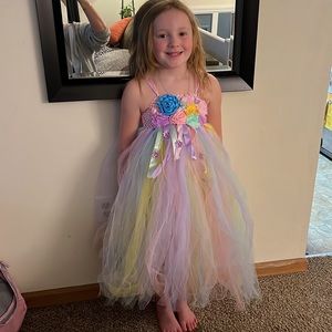 Flower princess birthday dress